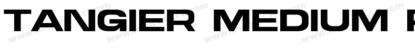 Tangier Medium Regular字体转换
